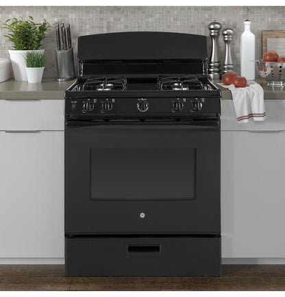 GE APPLIANCES JGBS30DEKBB Ge 30"" Free-standing Gas Range