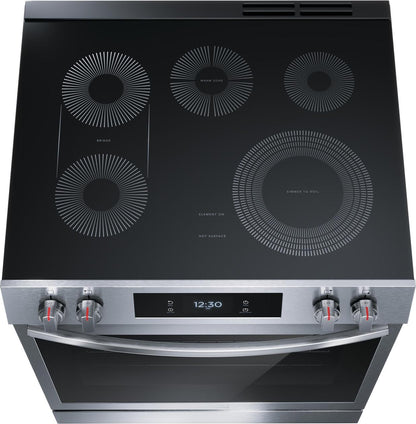 FRIGIDAIRE GCFE3060BF Frigidaire Gallery 30"" Front Control Electric Range With Total CONV...