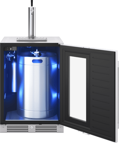 ZEPHYR PRKB24C01AG Zephyr 24"" Kegerator & Beverage Cooler