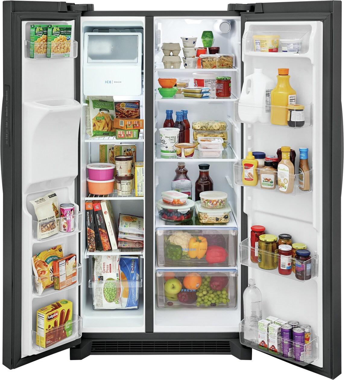 FRIGIDAIRE FRSS2623AD Frigidaire 25.6 Cu. Ft. 36'' Standard Depth Side By Side Refrigerator
