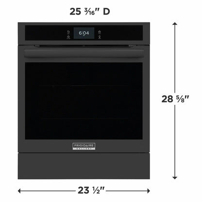 FRIGIDAIRE GCWS2438AB Frigidaire Gallery 24"" Single Electric Wall Oven With Air Fry