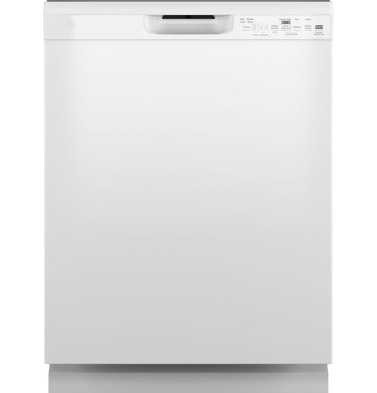 GE APPLIANCES GDF550PGRWW Ge Front Control With Plastic Interior Dishwasher With Sanitize ...