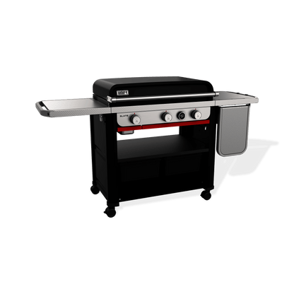 WEBER 1500013 Slate 30"" Rust-resistant Griddle With Extendable Side Table - B...