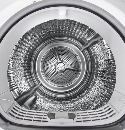 GE APPLIANCES GFT14ESSMWW Ge 4.1 CU.FT. Capacity 24"" Ventless Condenser Frontload ELECTRIC...
