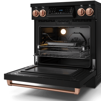 THOR KITCHEN RSE30BRSG 30 Inch Professional Electric Range With Tilt Panel Touch Control I...