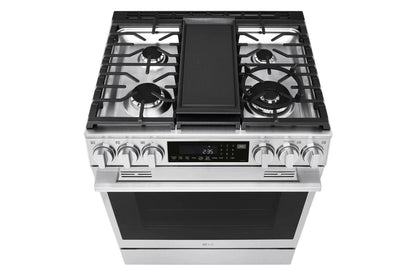 LG LSGL6337X 6.3 Cu Ft. Smart Gas Slide-in Range With Instaview, Probake CONV...