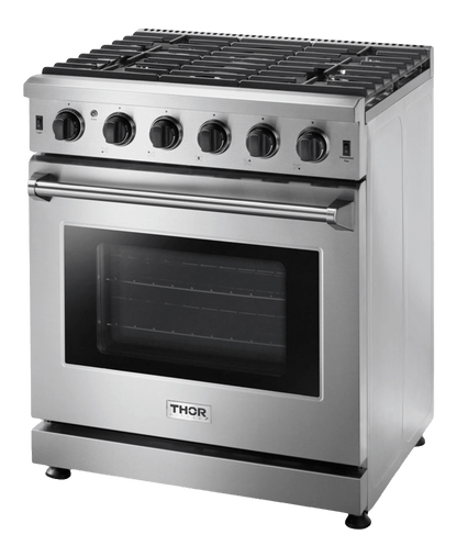 THOR KITCHEN LRG3001ULP Thor Kitchen 30 Inch Gas Range In Stainless Steel - Liquid Propane