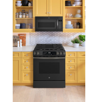 GE APPLIANCES GGS600AVDS Ge 30"" Slide-in Front-control Convection Gas Range With No PREHE...