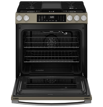 GE APPLIANCES GGS600AVES Ge 30"" Slide-in Front-control Convection Gas Range With No PREHE...