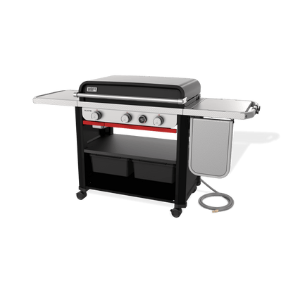 WEBER 1500420 Slate 30"" Rust-resistant Griddle With Extendable Side Table (NA...