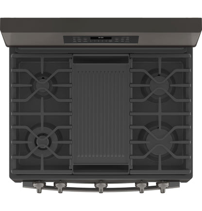 GE APPLIANCES PGB965BPTS GE Profile 30"" Free-standing Gas Double Oven Convection Range W...