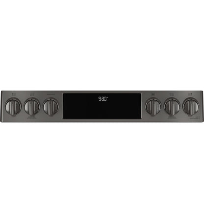 GE APPLIANCES PGS930BPTS GE Profile 30"" Smart Slide-in Front-control Gas Range With Air Fry
