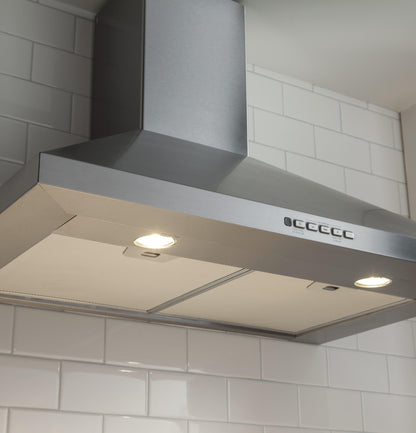 GE APPLIANCES JVW5301SJSS GE 30"" Wall-mount Pyramid Chimney Hood