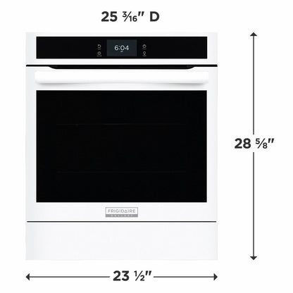 FRIGIDAIRE GCWS2438AW Frigidaire Gallery 24"" Single Electric Wall Oven With Air Fry