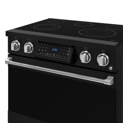 THOR KITCHEN RSE36BSS 36 Inch Professional Electric Range With Tilt Panel Touch Control I...