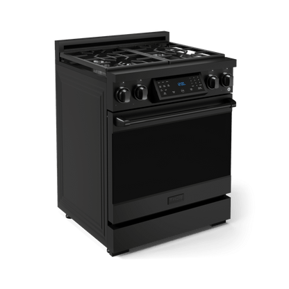 THOR KITCHEN RSG30BLP 30 Inch Professional Lp Range With Tilt Panel Touch Control In BLAC...