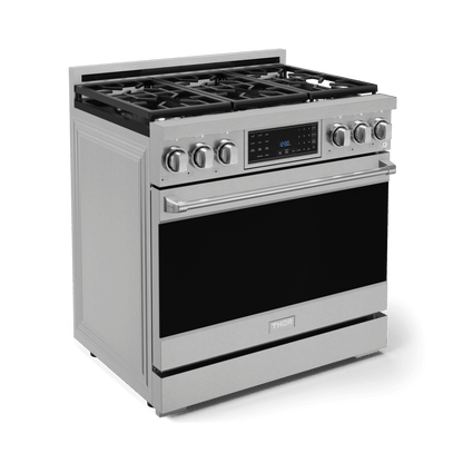THOR KITCHEN RSG36LP 36 Inch Professional Lp Range With Tilt Panel Touch Control In STAI...