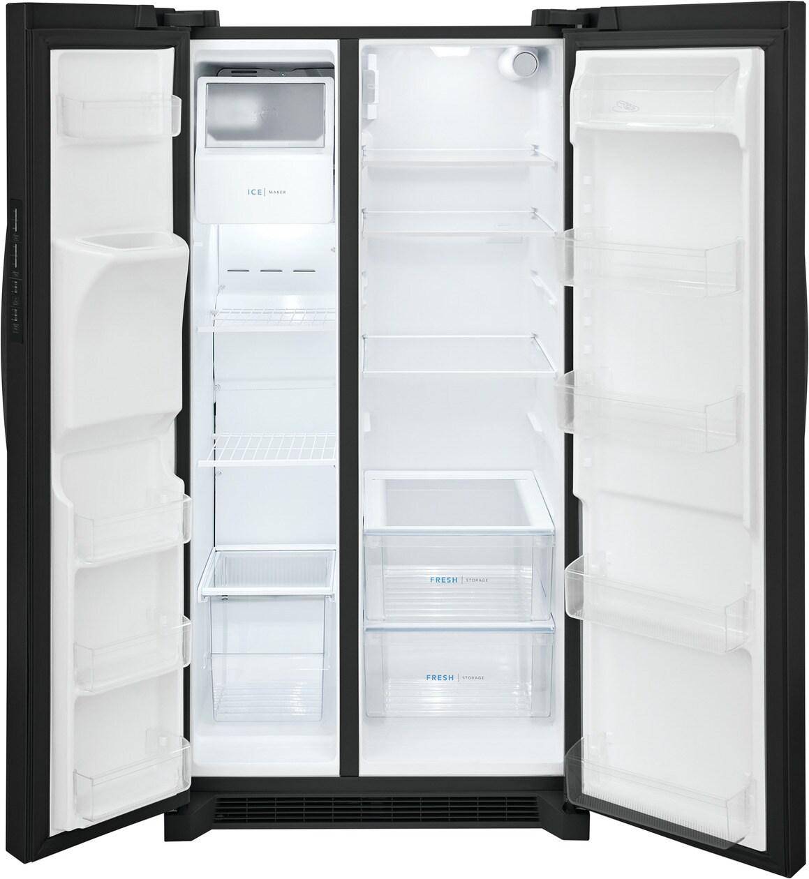 FRIGIDAIRE FRSS2623AB Frigidaire 25.6 Cu. Ft. 36'' Standard Depth Side By Side Refrigerator