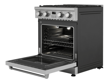 THOR KITCHEN ARG30 30 Inch Contemporary Professional Gas Range In Stainless Steel
