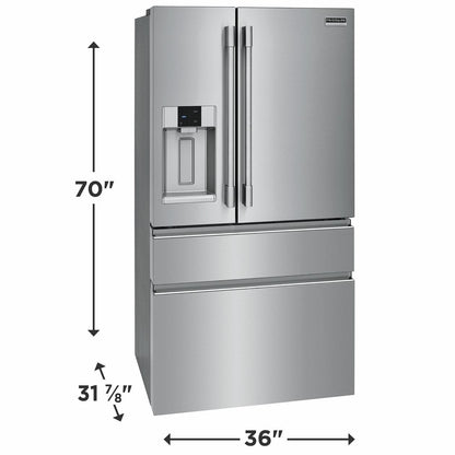 FRIGIDAIRE PRMC2285AF Frigidaire Professional 21.8 Cu. Ft. Counter-depth 4-door French DO...
