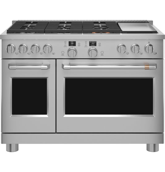 CAFE C2Y486P2TS1 Cafe 48"" Smart Dual-fuel Commercial-style Range With 6 BURNER...