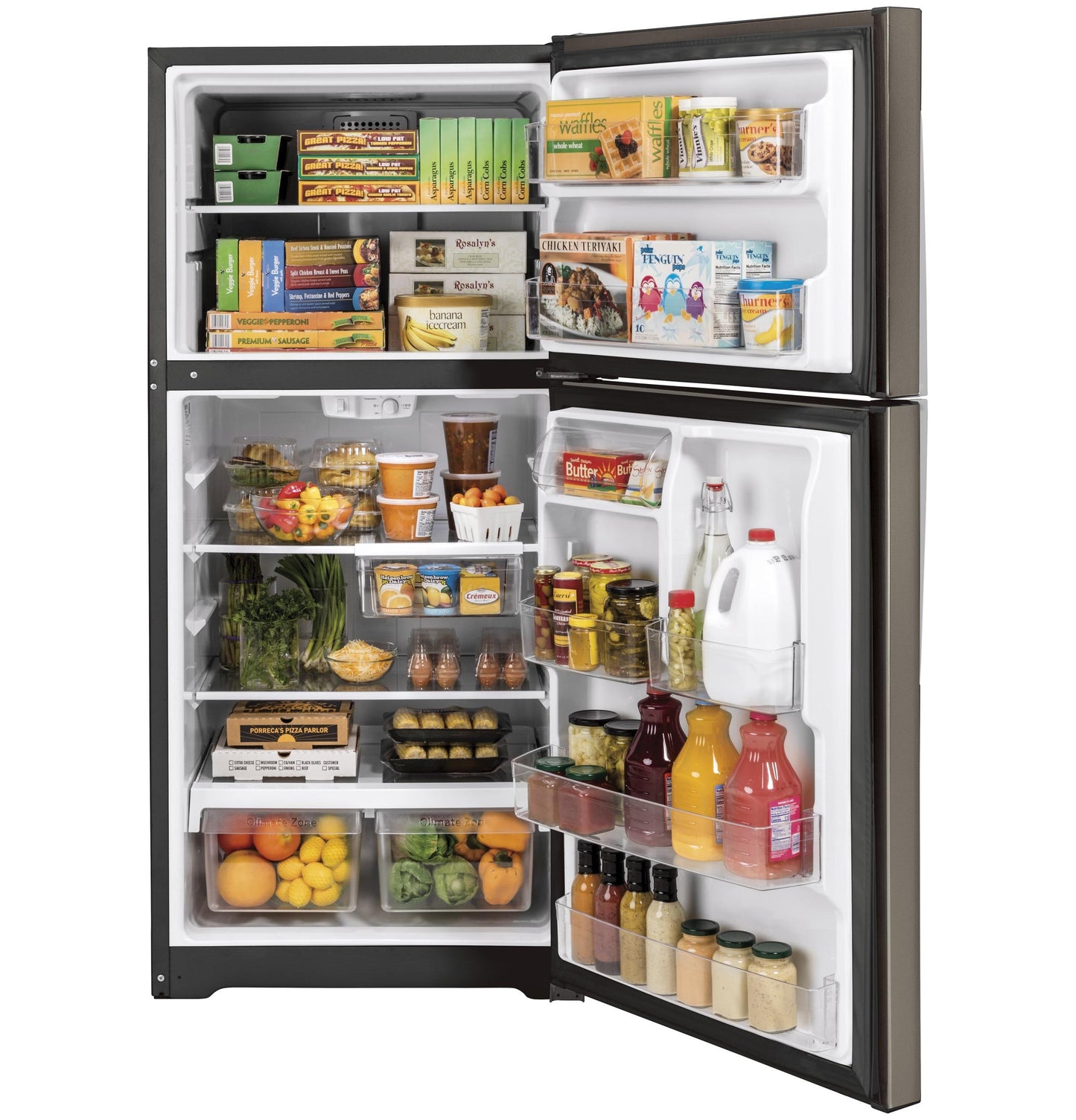 GE APPLIANCES GTS19KMNRES Ge 19.1 Cu. Ft. Top-freezer Refrigerator