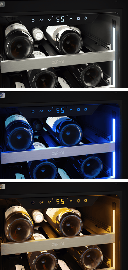 ZEPHYR PRW15C01CG Zephyr 15"" Single Zone Wine Cooler