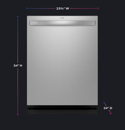 GE APPLIANCES PDT715SYVFS GE Profile Fingerprint Resistant Top Control With Stainless STE...