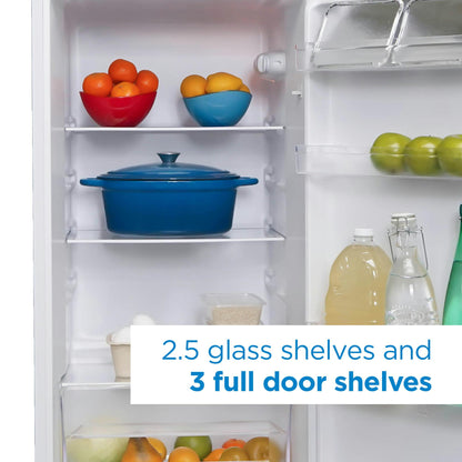 DANBY DPF074B2WDB6 Danby 7.4 Cu Ft Top Mount Refrigerator