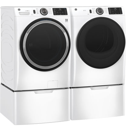 GE APPLIANCES GFD55GSSNWW Ge 7.8 Cu. Ft. Capacity Smart Front Load Gas Dryer