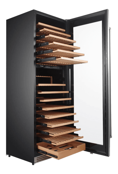 THOR KITCHEN TWC2403DI Thor Kitchen - 162 Bottle Dual Zone Freestanding Wine Cooler