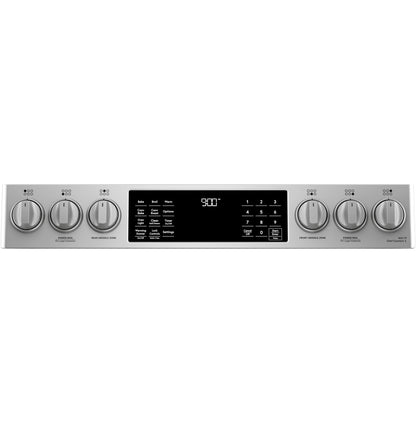 CAFE C2S900P2MS1 Cafe 30"" Slide-in Front Control Dual-fuel Convection Range WI...