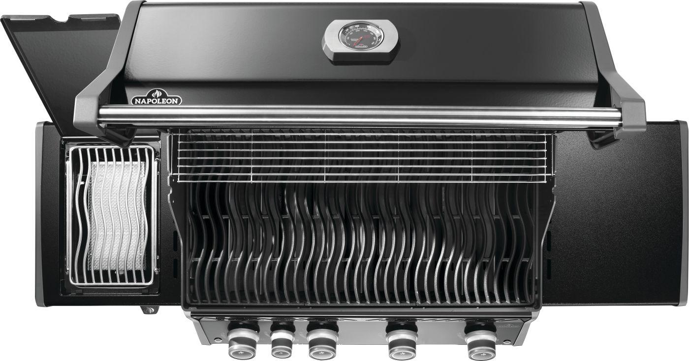 NAPOLEON BBQ RP525SIBPK2 Rogue Pro 525 Sib With Infrared Side Burner , Propane, Black