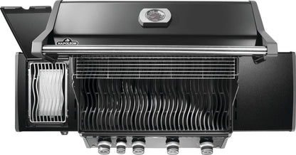 NAPOLEON BBQ RP525SIBPK2 Rogue Pro 525 Sib With Infrared Side Burner , Propane, Black