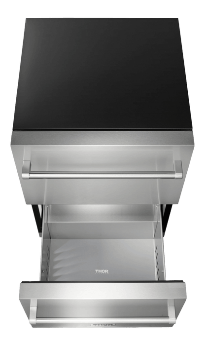 THOR KITCHEN TRF24U 24-inch Indoor Outdoor Refrigerator Drawer In Stainless Steel