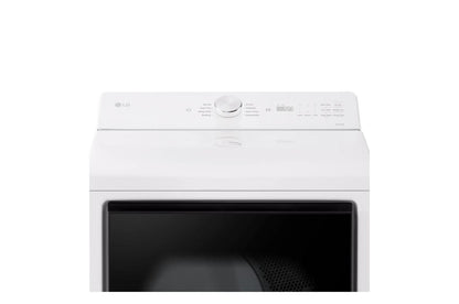 LG DLG8201W 7.3 Cu. Ft. Ultra Large Capacity Rear Control Gas Dryer With Ai SEN...