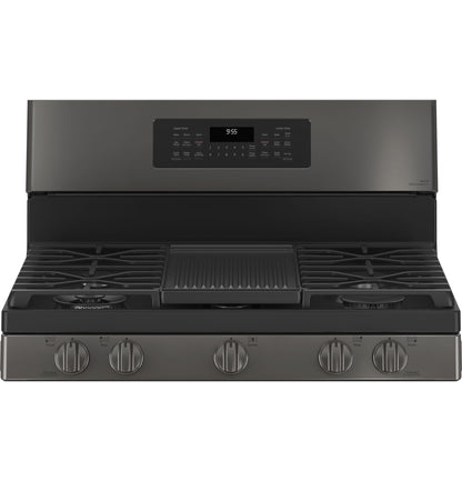 GE APPLIANCES PGB965BPTS GE Profile 30"" Free-standing Gas Double Oven Convection Range W...