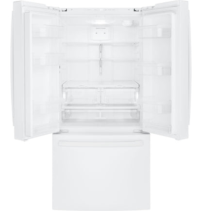 GE APPLIANCES GWE19JGLWW Ge Energy Star 18.6 Cu. Ft. Counter-depth French-door REFRIGE...