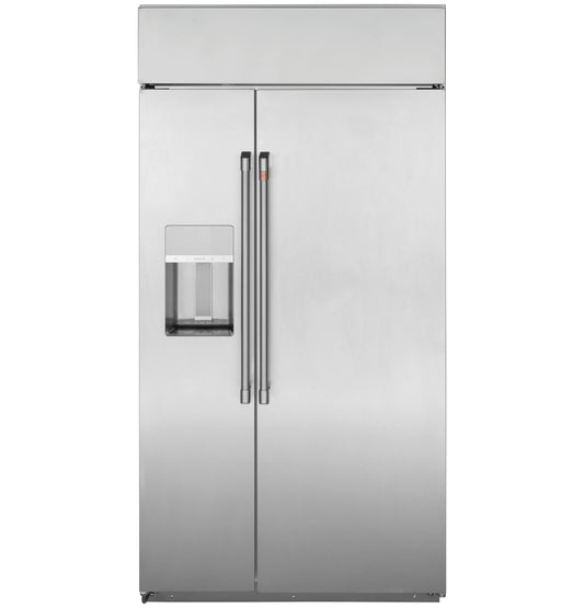 CAFE CSB48YP2NS1 Cafe 48"" Smart Built-in Side-by-side Refrigerator With Dispenser