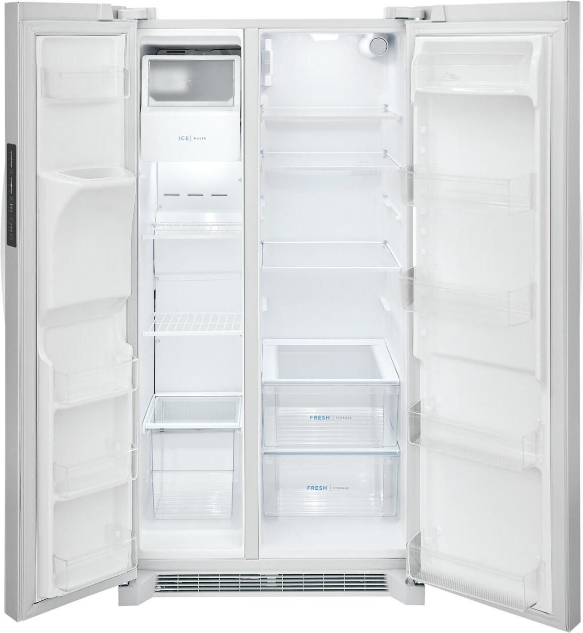 FRIGIDAIRE FRSS2623AW Frigidaire 25.6 Cu. Ft. 36'' Standard Depth Side By Side Refrigerator
