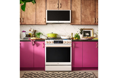 LG LSES6338N LG Studio 6.3 Cu. Ft. Instaview Electric Slide-in Range With PRO...