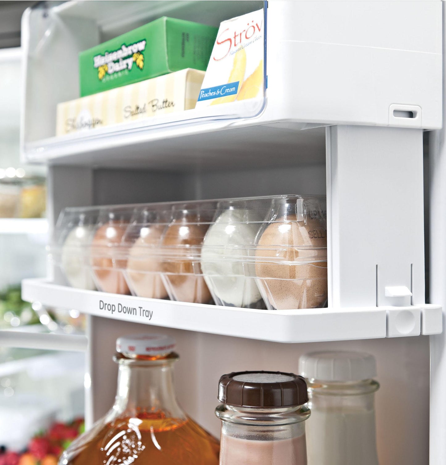 GE APPLIANCES PYE22KYNFS GE Profile Series Energy Star 22.1 Cu. Ft. Counter-depth FRE...