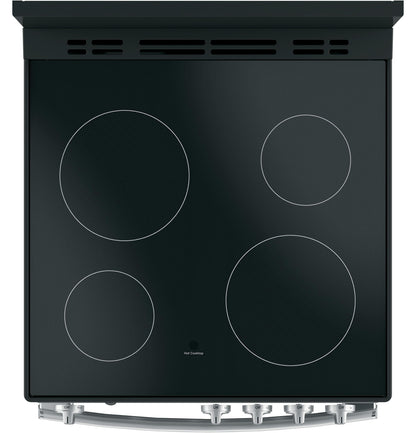 GE APPLIANCES JAS640RMSS Ge 24"" Free-standing/slide-in Front Control Range With Steam CLE...