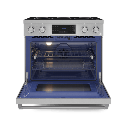 THOR KITCHEN RSE36 36 Inch Professional Electric Range With Tilt Panel Touch Control I...