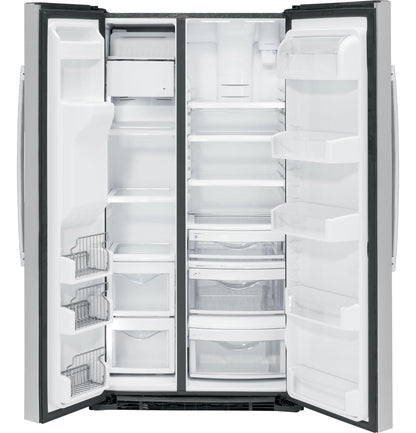 GE APPLIANCES PZS22MYKFS GE Profile Series 21.9 Cu. Ft. Counter-depth Side-by-side REFRI...