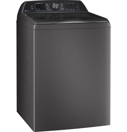 GE APPLIANCES PTW705BPTDG GE Profile 5.3 Cu. Ft. Capacity Washer With Smarter Wash TECHNO...