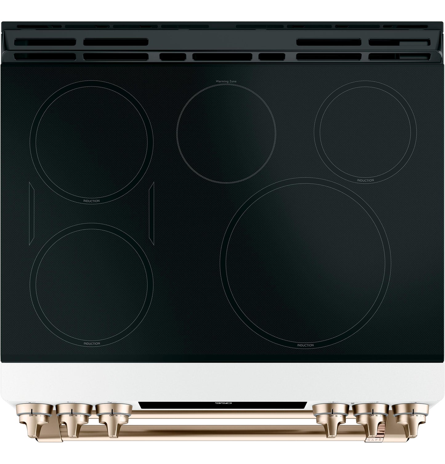 CAFE CHS950P4MW2 Cafe 30"" Slide-in Front Control Induction and Convection DOUB...