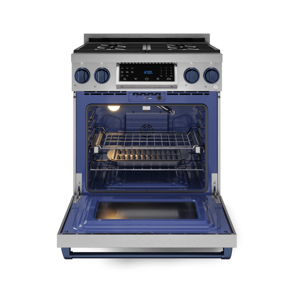 THOR KITCHEN RSG30BLU 30 Inch Professional Gas Range With Tilt Panel Touch Control In STA...
