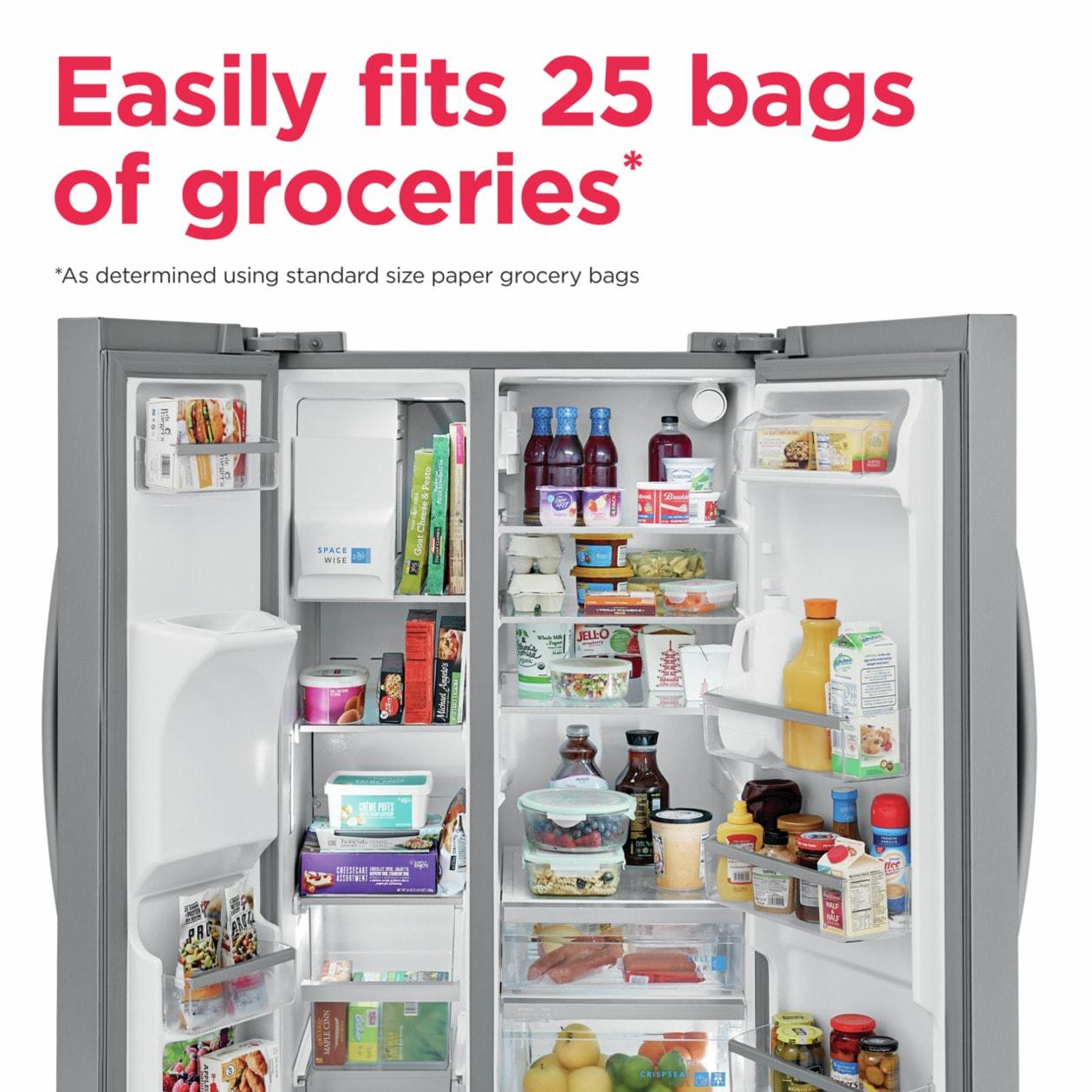 FRIGIDAIRE GRSS2652AF Frigidaire Gallery 25.6 Cu. Ft. 36'' Standard Depth Side By Side RE...
