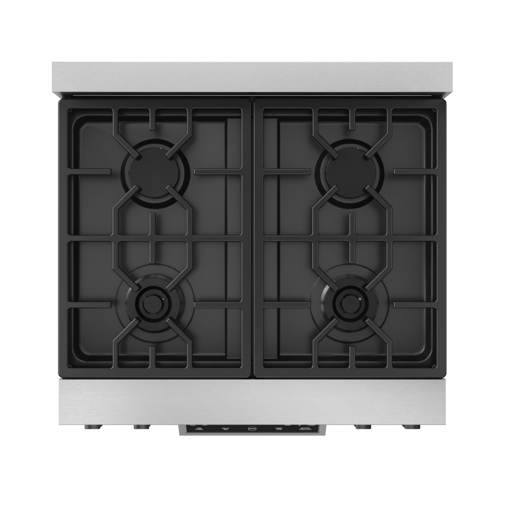 THOR KITCHEN RSG30BLK 30 Inch Professional Gas Range With Tilt Panel Touch Control In STA...